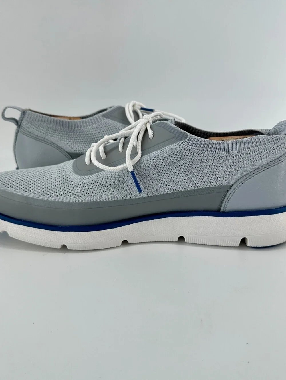 Cole Haan Men's Zerogrand  Omni Lace Up Gray/Blue Casual Sneaker 10M